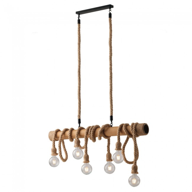 Regleta de techo Rope (6 luces) Regleta de techo Rope (6 luces)