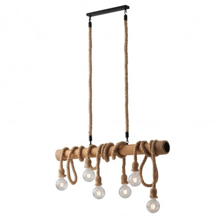 Regleta de techo Rope (6 luces)