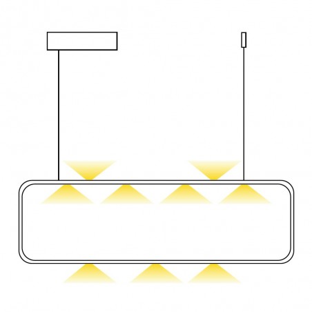 Lámpara colgante LED Moka (45W)