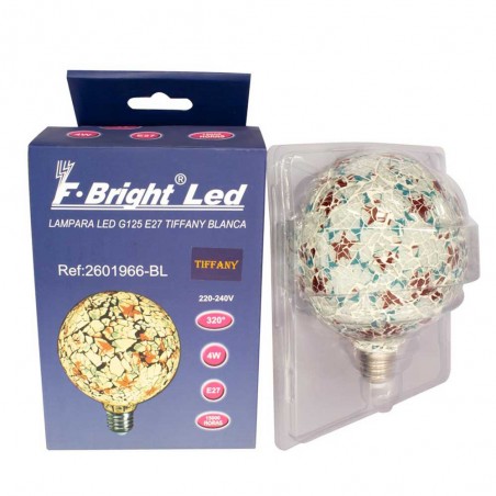 Decorative LED Bulb Tiffany E27 4W (White)