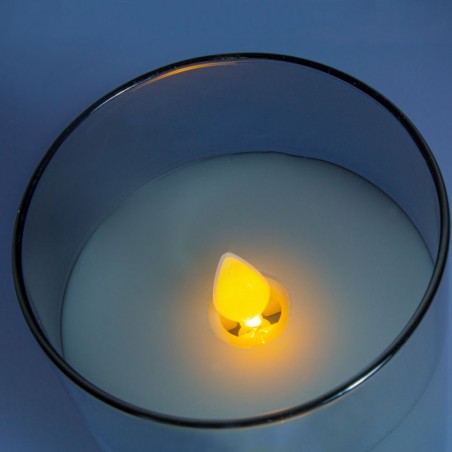 Pack 3 Velas con luz Decorativas (Plateadas)