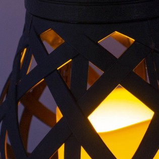 Vela con luz decorativa Caldero