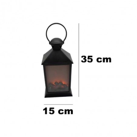 Decorative Lantern with light fire effect