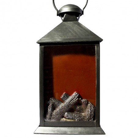 Farol decorativo luz efecto fuego II