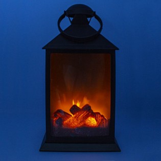 Farol decorativo luz efecto fuego II