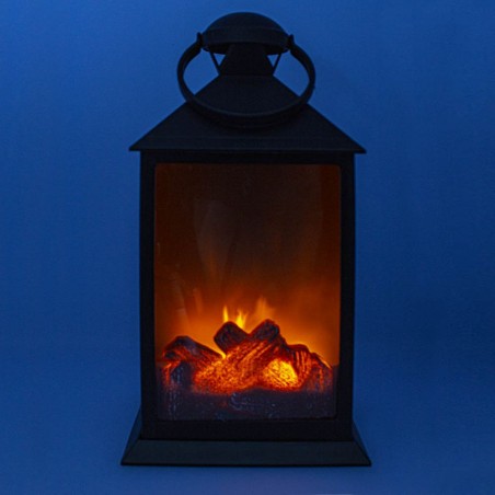 Farol decorativo luz efecto fuego II