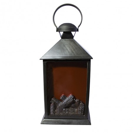 Farol decorativo luz efecto fuego II