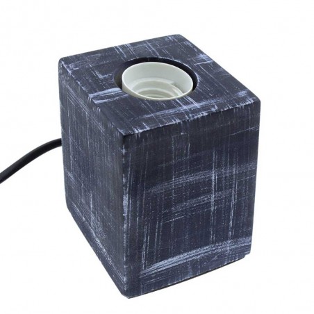 Base with lampholder E27 Cement (dark grey)