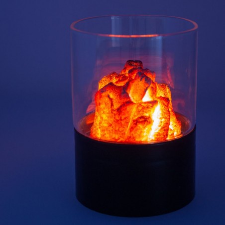 Lámpara decorativa Ascua luz efecto fuego