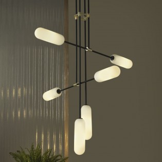 Lámpara colgante Atil (6 luces)
