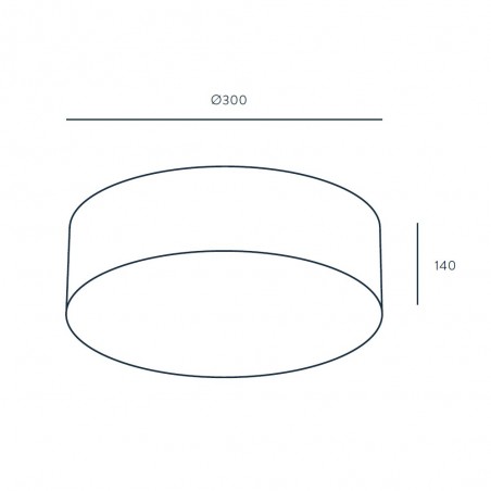 Ceiling Flush Light Tamb (Round)