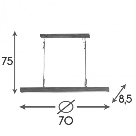 Lámpara de techo LED Antares