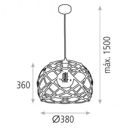 Suspended Lamp Bellona
