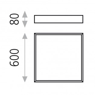 Plafón de techo LED Munich (52W)