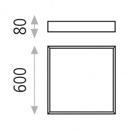 Plafón de techo LED Munich (52W)