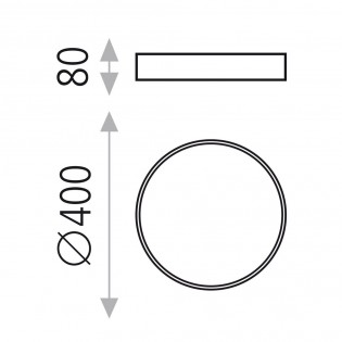 Plafón de techo LED Minsk (22W)