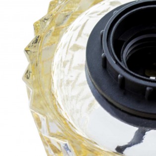 Base with lamp holder E27 Glass (Amber)