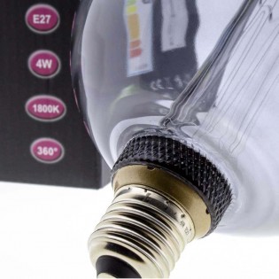 Bombilla LED Globo G125 efecto Fumé E27 (4W)
