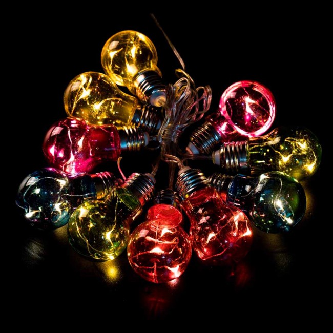 Guirnalda Led 10 bombillas de colores (0.3W)