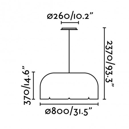 Ceilng Lamp LED Dimmable Mute (24W)