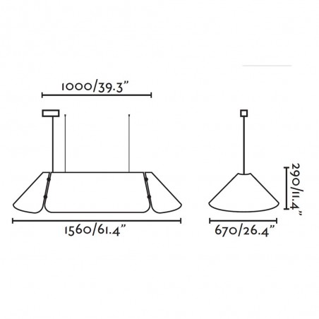 LED Pendant Lamp Fonovia (25W)