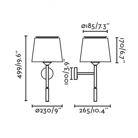 Aplique de pared con lector LED Savoy (3W)