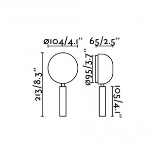 Aplique de pared LED Press (3W)