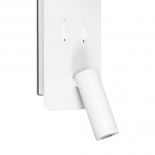 Aplique de pared Fold con lector LED (3W)