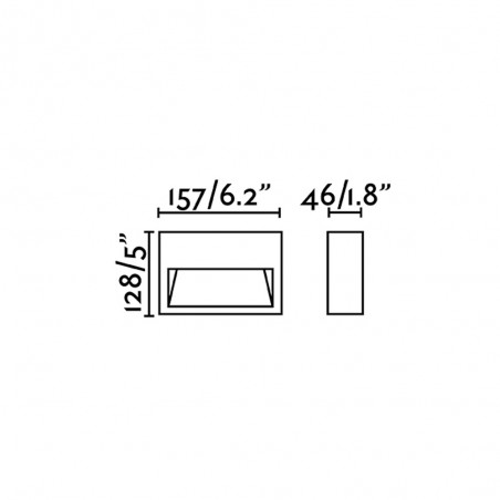 Outdoor LED Wall Lamp Grada (3W)
