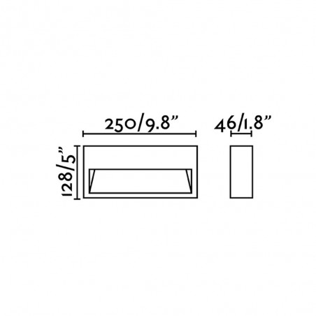 Aplique de exterior Grada II (6W)