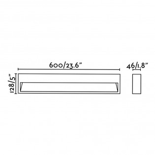 Aplique de exterior Grada III (12W)