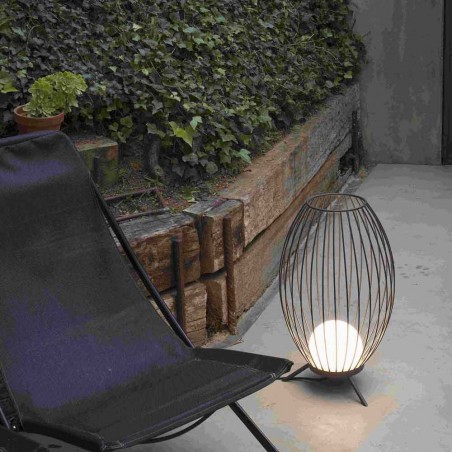 Lámpara de pie de exterior LED Cage (12W)