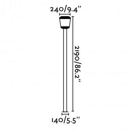 Farola LED Plaza (24W)