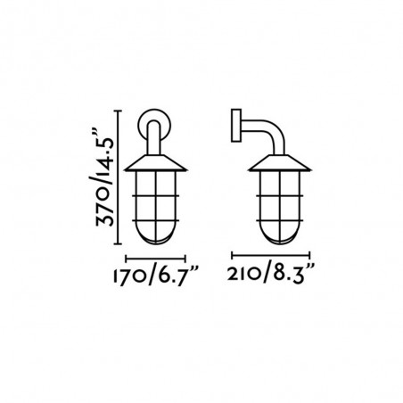Aplique de exteriores Honey