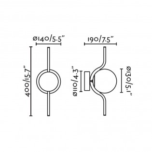 Aplique LED Le Vita II (6W)