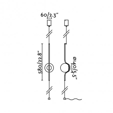 LED Pendant/Floor Lamp Le Vita II (6W)