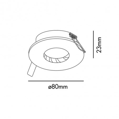 Empotrable apto para baño Wet