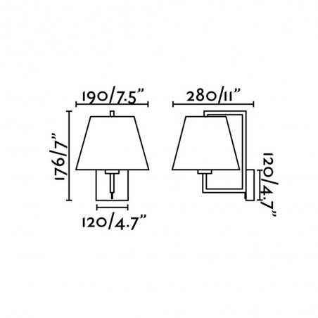 Wall Lamp Frame