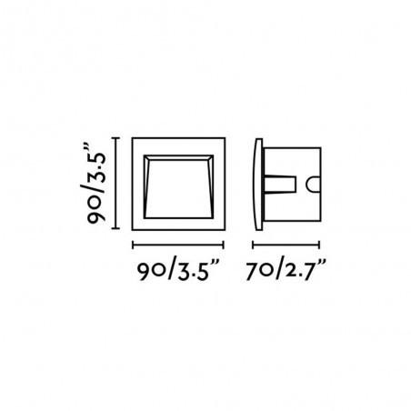 Outdoor LED Recessed Light Sedna 1 (1W)