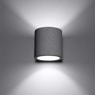 Aplique de pared Orbis Cemento