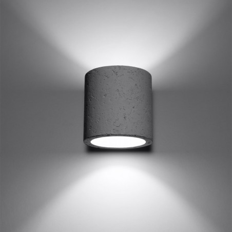 Aplique de pared Orbis Cemento