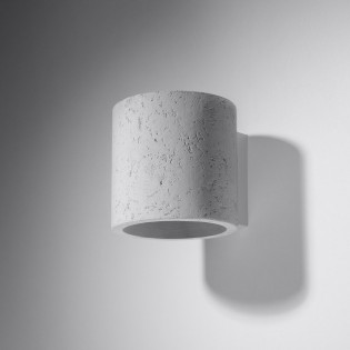 Aplique de pared Orbis Cemento