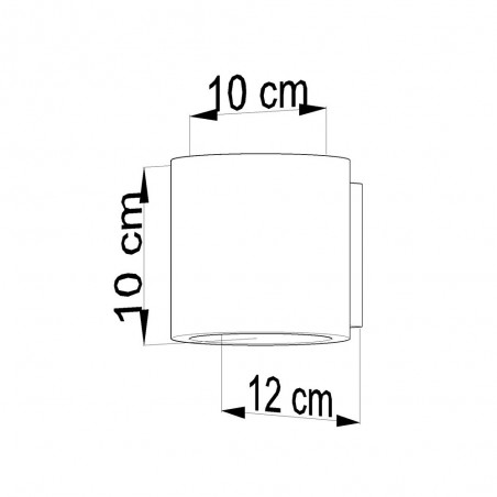 Aplique de pared Orbis Madera