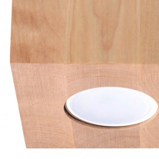 Plafón de techo Quad Madera Plafón de techo Quad Madera