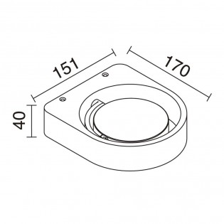 Aplique de pared Aliya