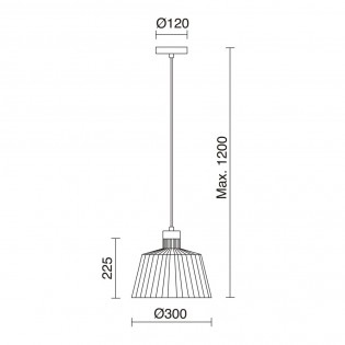 Pendant Lamp Baguet L