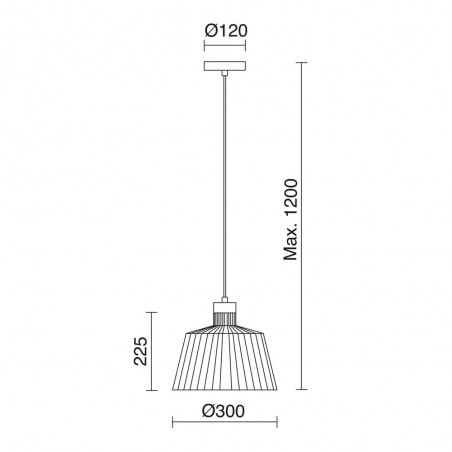Pendant Lamp Baguet L