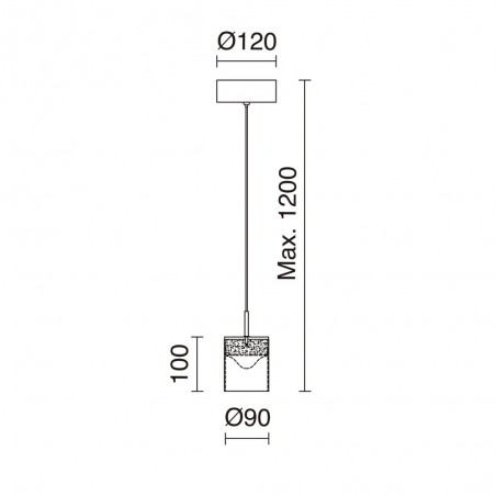 LED Pendant Lamp Gilda (4,8W)