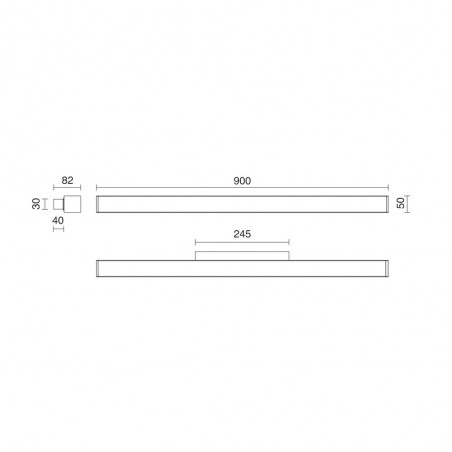 LED Wall Lamp for bathrooms Lits (12W)