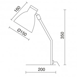 Lámpara de mesa Valan